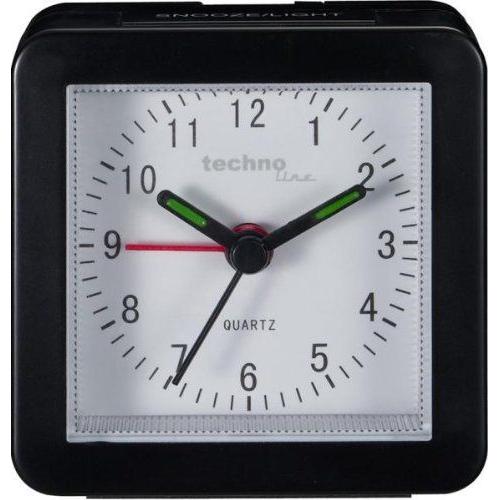 Technoline Geneva Réveil de Quartz Noir SC