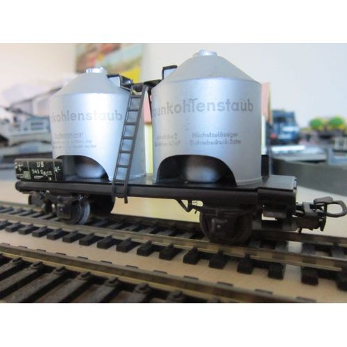 Wagon A Poussier 2 Essieux Braunkohlenstaub Reference 4511 Ho 1/87eme-Marklin