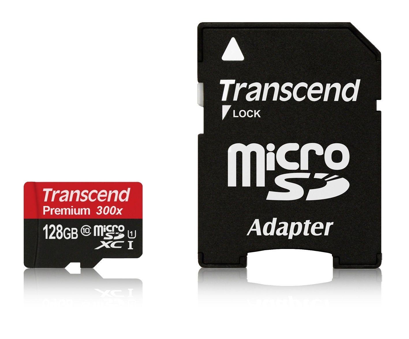 TRANSCEND Carte mémoire SDXC 128Go USH-I U3 V30 TRANSCEND Pas Cher 