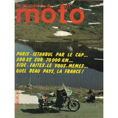 Le Monde De La Moto 66 . Mars 1980 . Yamaha 500 Xs .