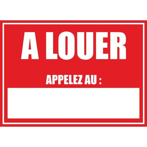 Autocollant Sticker Panneau Maison A Louer Vinyle Appartement
