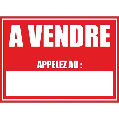 Autocollant Sticker Panneau Maison A Vendre Vinyle Appartement