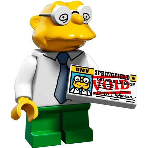 Mini Figurine Hans Moleman - Lego Minifigures 71009 Les Simpsons Série 2