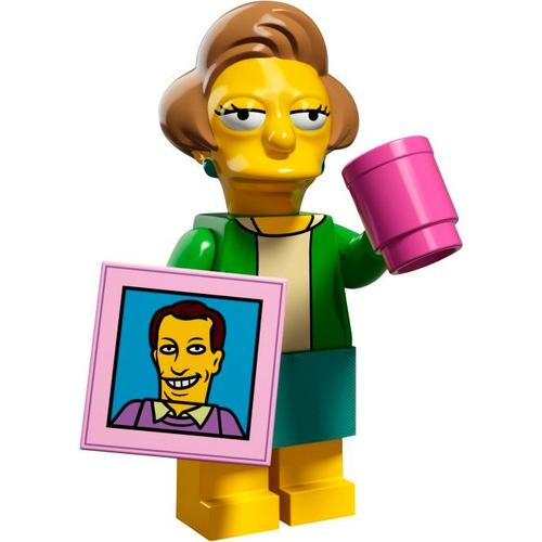 Mini Figurine Edna Krabappel - Lego Minifigures 71009 Les Simpsons Série 2