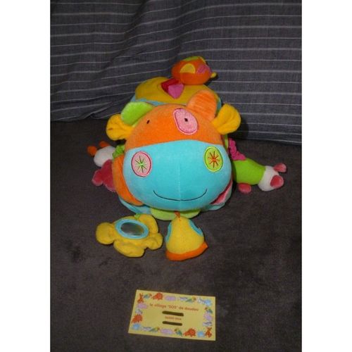 Doudou Vache Bawi Multicolore