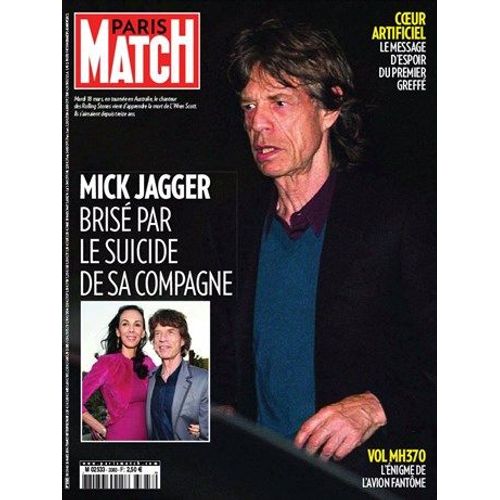 Paris Match 00003383 : Mike Jagger & L'wren Scott/Bertrand Delanoë/Audrey Fleurot/George Clooney
