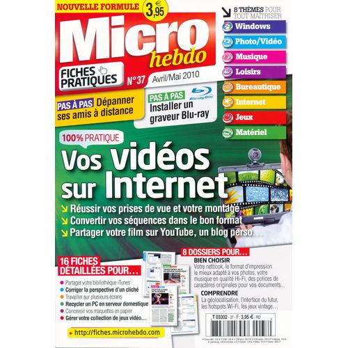 Micro Hebdo Fiches Pratiques N° 37 