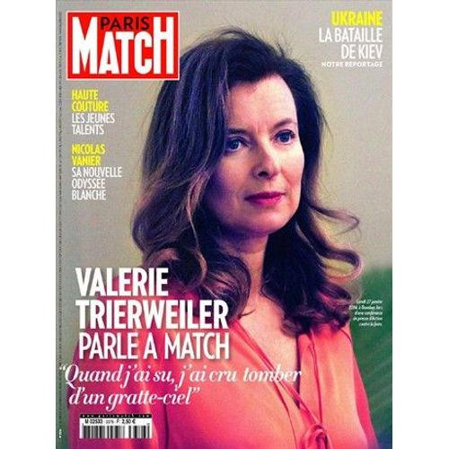 Paris Match 0003376 : Valerie Trierweiler/Gilbert Melki/Emmanuelle Devos/Stanislas Wawrinka