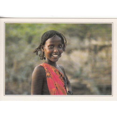 Somalie, " Portrait De Jeune Fille À Jamäne ".