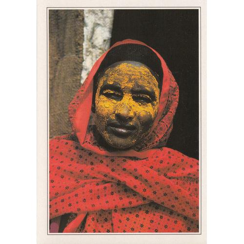 Djibouti, " Portrait De Femme Au Visage Peint ".