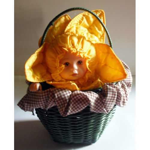 Poupée Tournesol Dans Panier Anne Geddes