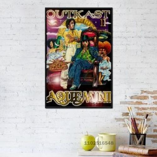 Affiche en toile Andre 3000, affiche de peinture murale,mpression murale Poster pour salon chambre ¿¿ coucher d¿¿cor sans cadre(70*100cm)