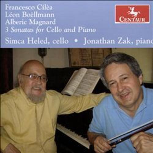 Francesco Cilèa, Léon Boëllmann, Alberic Magnard: 3 Sonatas For Cello And Piano