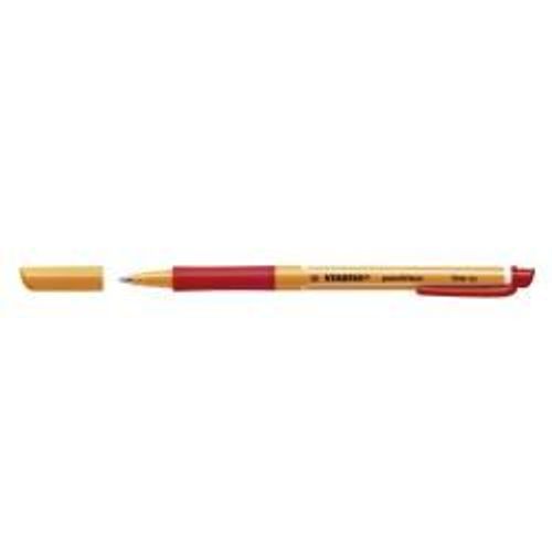 Stabilo Pointvisco - Stylo Bille - Rouge - Encre Gel - 0.5 Mm - Fin