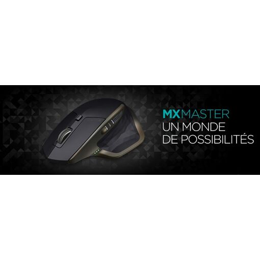Logitech MX Master - Souris - laser - 5 boutons - sans fil - Bluetooth, 2.4 GHz - r�cepteur sans fil USB_image_1|Rakuten