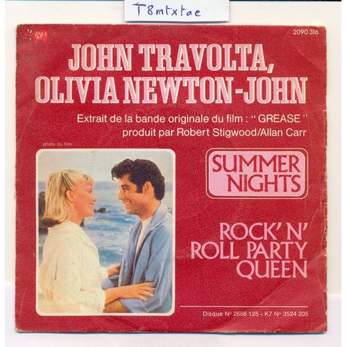 45t 1978 : Summer Night /// Rock'n'roll Party Queen