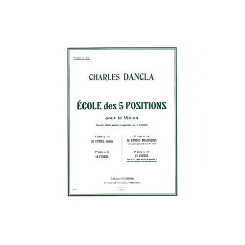 Ecole Des 5 Positions Pour Le Violon - Volume 1 : 20 Études Faciles Opus 122
