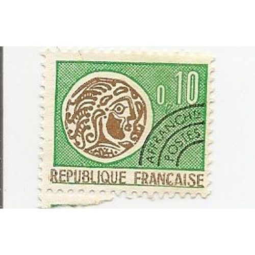Timbre Préoblitéré De 10c De Type Monnaie Gauloise Année 1964 N°123