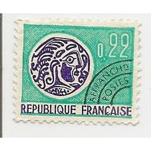 Timbre Préoblitéré De 22c De Type Monnaie Gauloise Année 1964 N°125