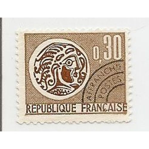 Timbre Préoblitéré De 30c De Type Monnaie Gauloise Année 1971 N°131