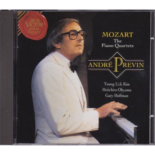 Wolfgang Amadeus Mozart 1756-1791 2 Quatuors Pour Piano Et Cordes En Sol Mineur K 478 En Mi Bémol Majeur K 493 : André Previn Piano Young Uck Kim Violon Heiichiro Ohyama Alto Gary Hoffman Violoncelle