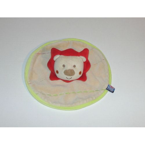Doudou Plat Lion Sucre D'orge