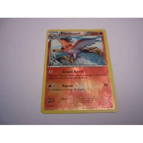 Carte Pokemon Ciel Rugissant : Flambusard 15/108 En Reverse