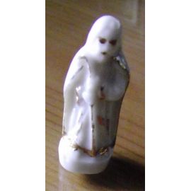 Fève En Porcelaine Pélerin Et Son Baton