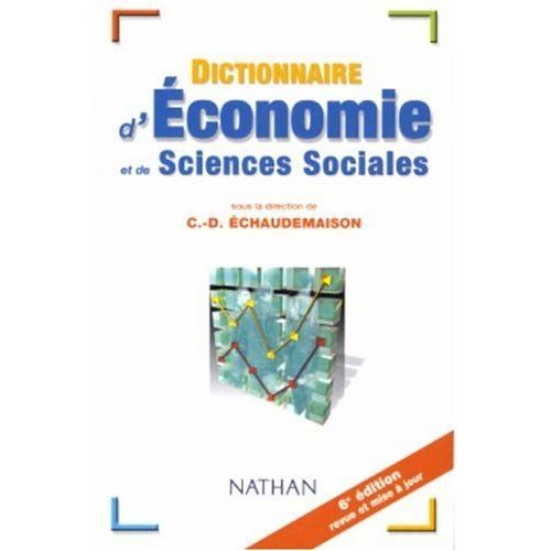 Dictionnaire D'économie Et De Sciences Sociales