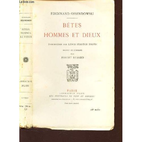 Betes Hommes Et Dieux -