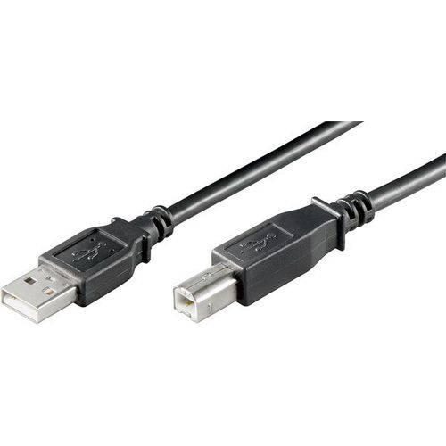goobay - Câble USB - USB type B (P) pour USB (P) - USB 2.0 - 25 cm - noir