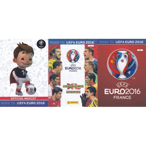 N°1-2-3 - Road To Uefa Euro 2016 - Panini Adrenalyn - Football -