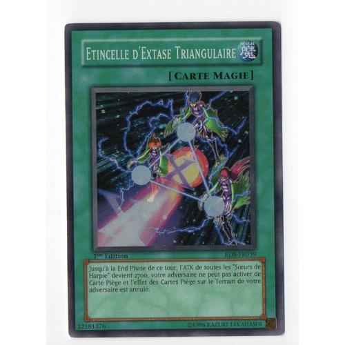 Carte Yu-Gi-Oh! "Etincelle D'extase Triangulaires" Super Rare Rds-Fr039
