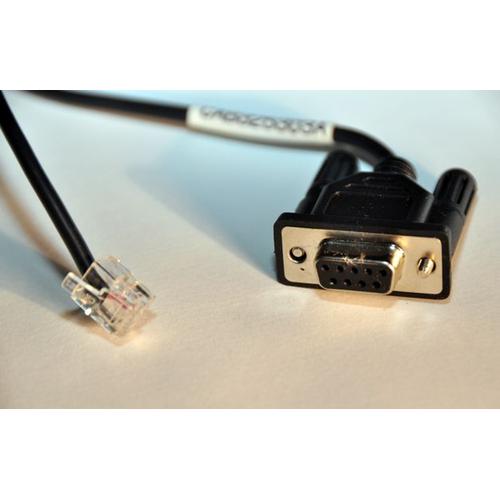 INGENICO SAGEM Cable liaison 1m vers PC ou Caisse RS232 Femelle et RJ11