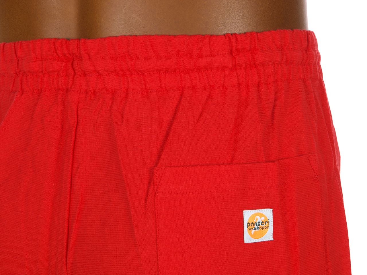 Pantalon de survêtement Panzeri Uni h rouge jersey pant Rouge 60333 Neuf 