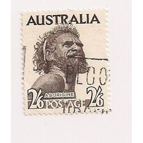 Australie- 1 Timbre Oblitéré - Aborigène