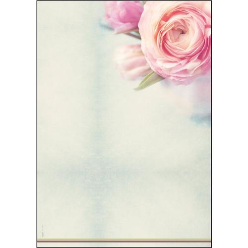 Sigel Paquet De 50 Feuilles Paier Design A4 90g Motif "Rose Garden"