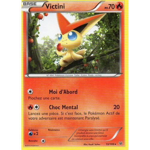 Victini 13/108 Xy6 Ciel Rugissant Pokemon 