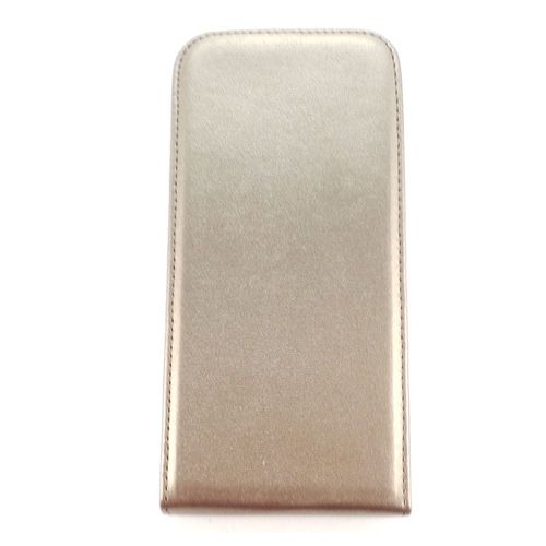 Etui A Rabat Gamme Luxe Htc One 2 Mini M8 Bronze