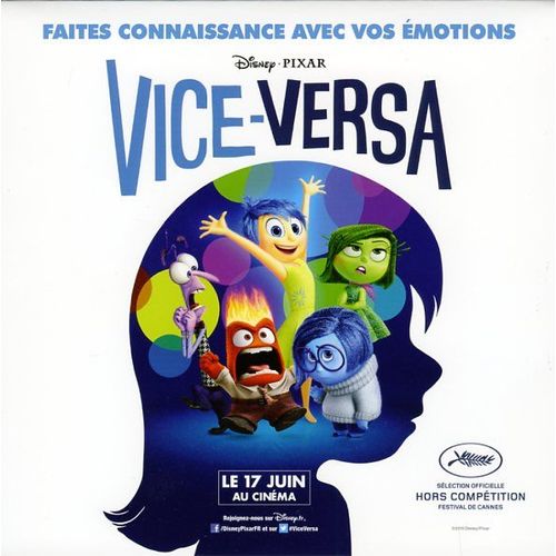 Vice-Versa : Dossier De Presse Du Film D'animation Réalisé Par Pete Docter - 2015