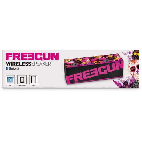 HAUT PARLEUR BLUETOOTH FREEGUN ROSE