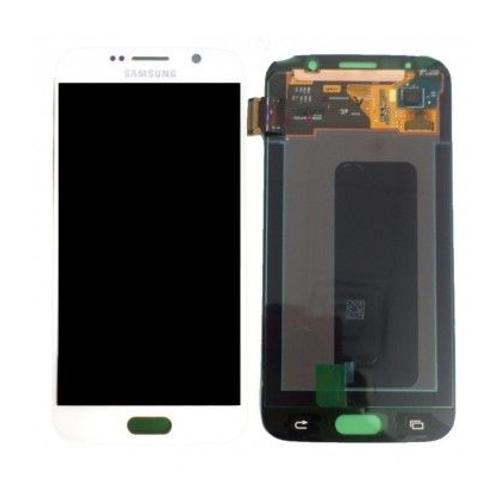 Ecran Lcd + Vitre Tactile Pour Samsung Galaxy S6 Sm-G920f Blanc