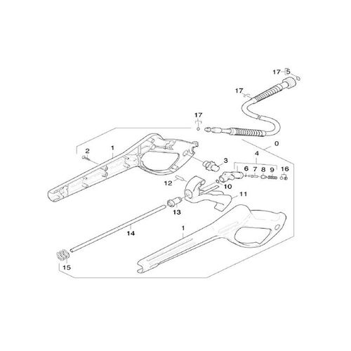 KARCHER. JOINT FLEXIBLE O RING COTE POIGNEE REP16. Ref: 63624980
