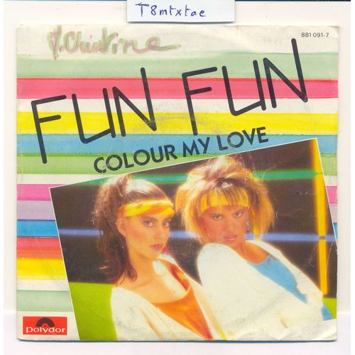 45t 1984 : Colour My Love ( Vocal ) /// Colour My Love ( Version Instrumental )