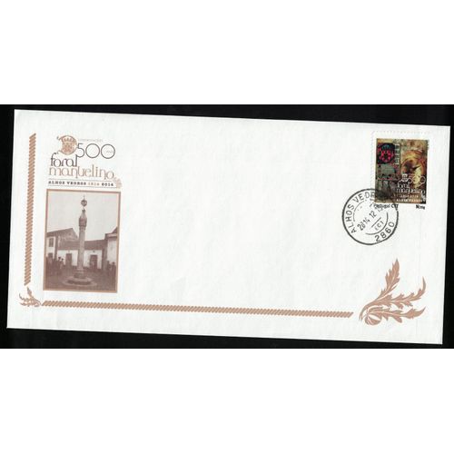Portugal 2014 Enveloppe Neuve Et Timbre Commémoratifs 500 Ans Foral Manuelino Alhos Vedros