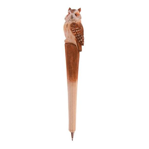 Stylo Bille Chouette Bois Massif