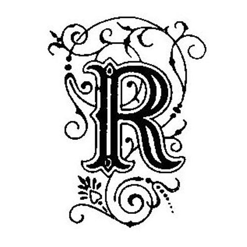 Tampon En Bois Lettre R - Graine Créative