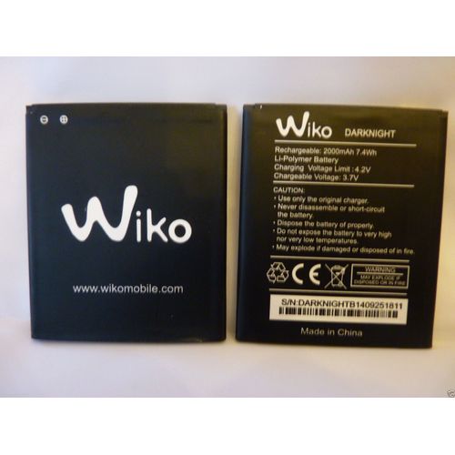 Batterie Darknight ( X 1 ) - Batterie D' Origine Wiko