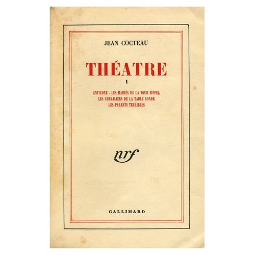 Théatre 1 Antigone, Les Mariés De La Tour Eiffel / Cocteau, Jean / Réf: 15598