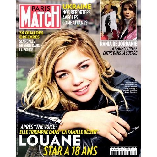 Paris Match 3430 Louane Emera Elodie Frégé Marion Cotillard Lulu Gainsbourg Madonna Annie Cordy Do